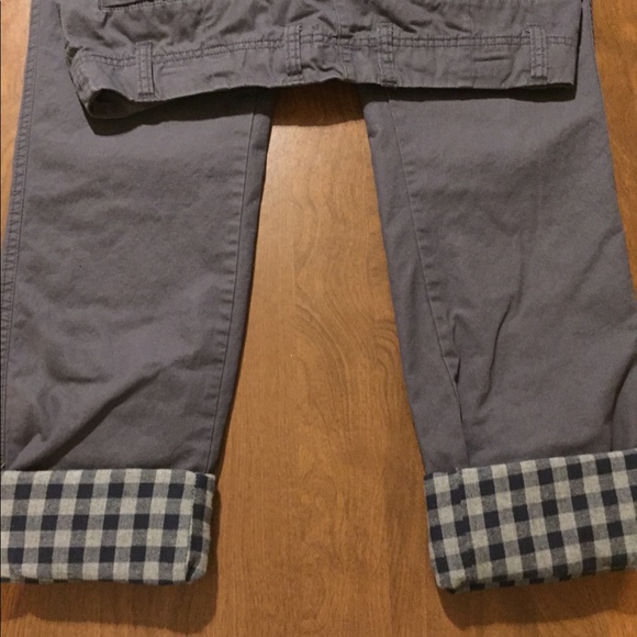 men's flannel lined corduroy pants